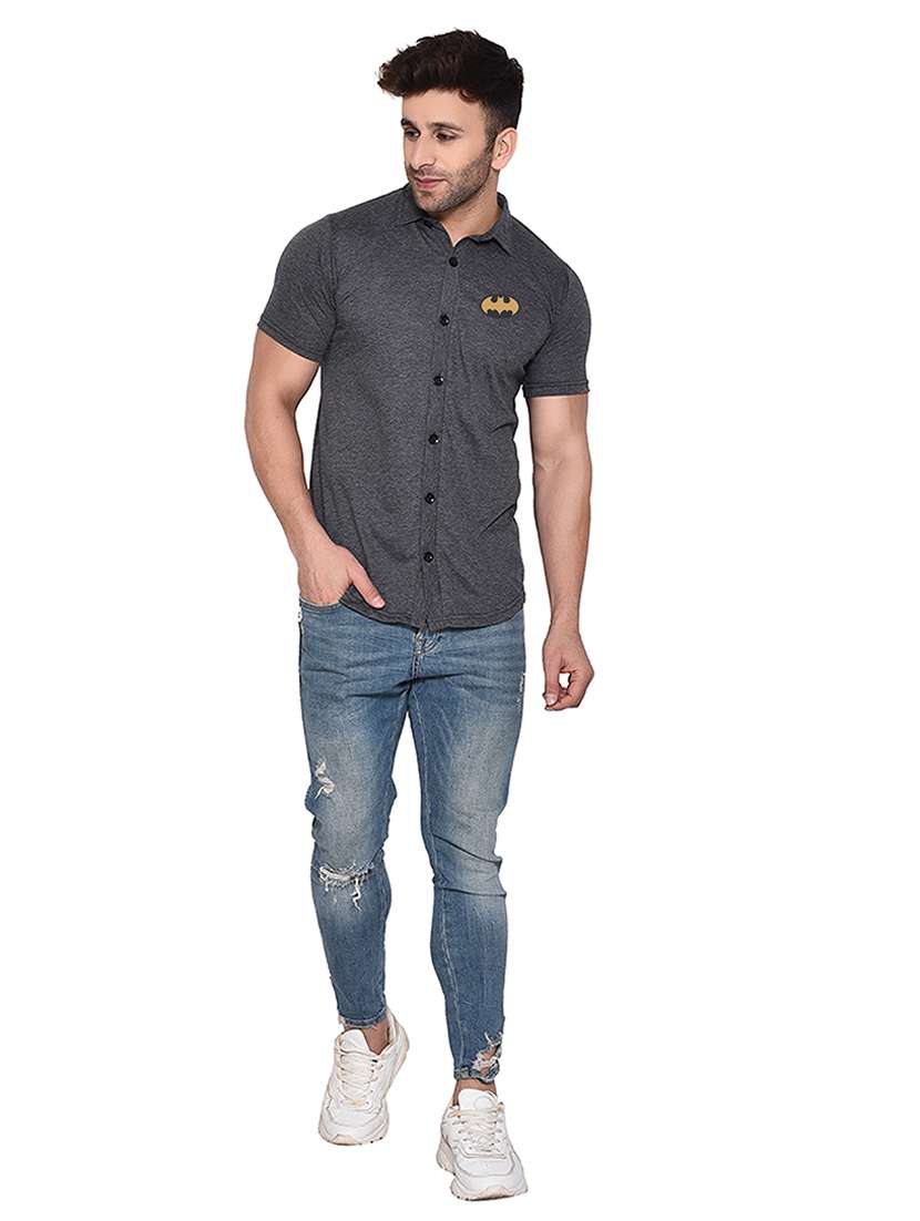 men solid casual shirt - 21256728 -  Standard Image - 2