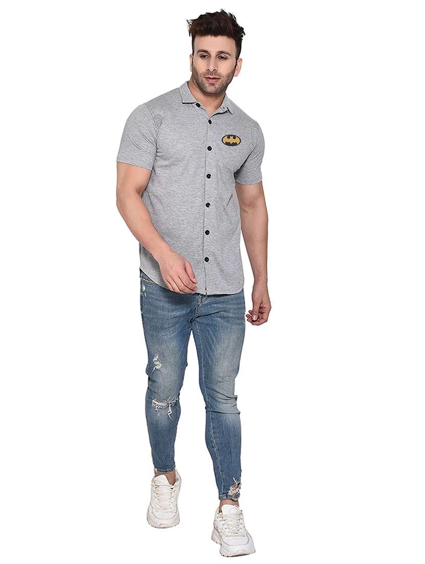 men solid casual shirt - 21256729 -  Standard Image - 2