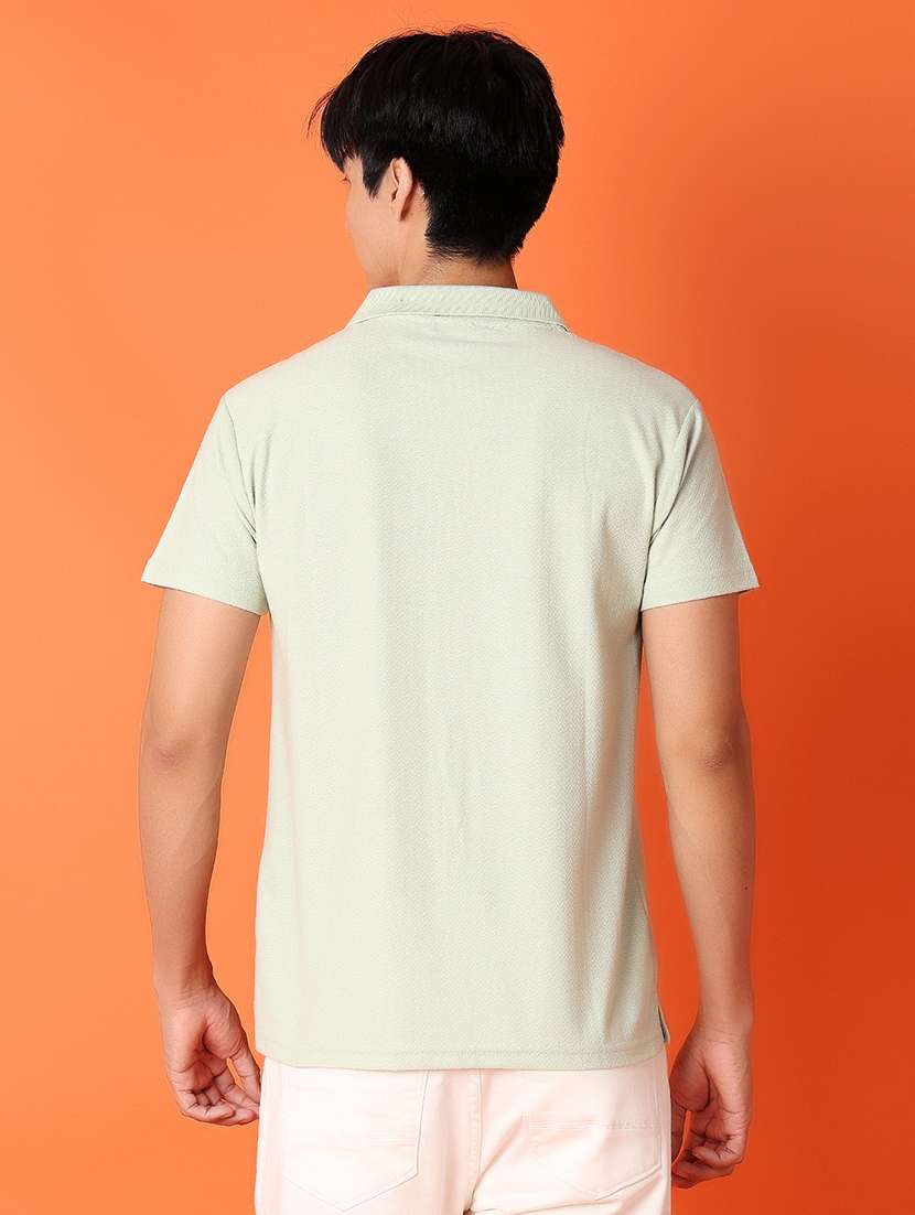 men green solid regular t-shirt - 21260187 -  Standard Image - 2