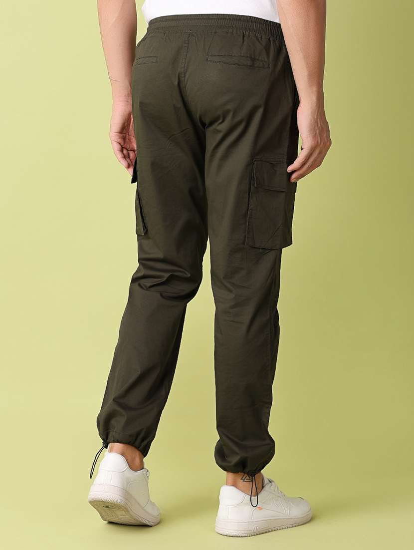 men mid-rise solid cargo - 21260865 -  Standard Image - 2
