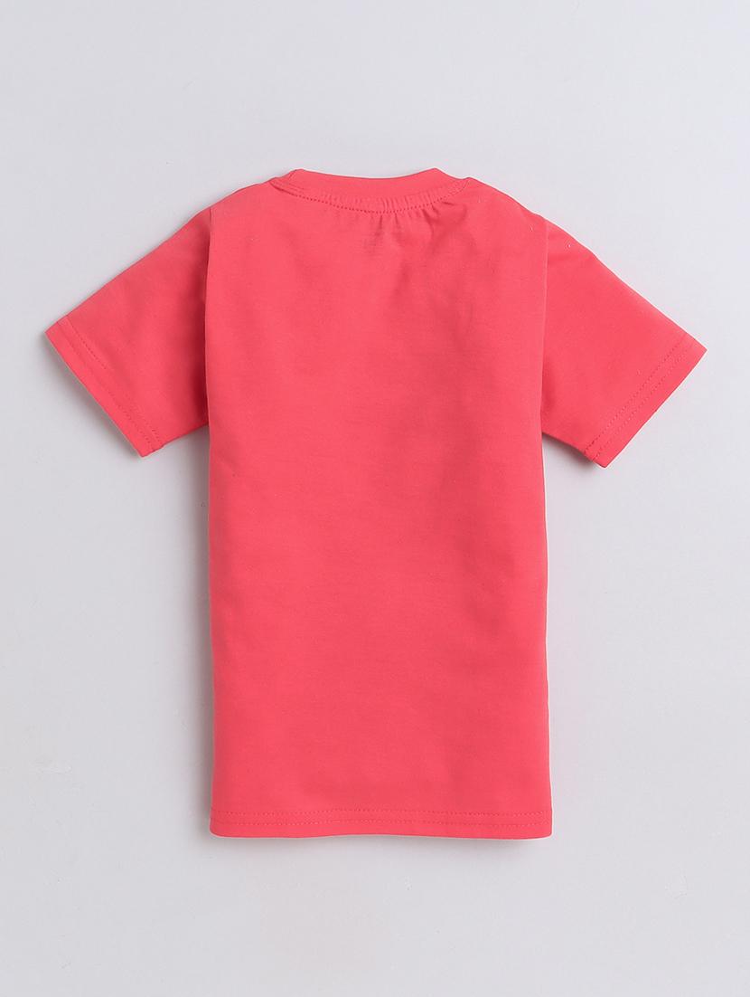 boys front print cotton t-shirt - 21261943 - Standard Image - 2