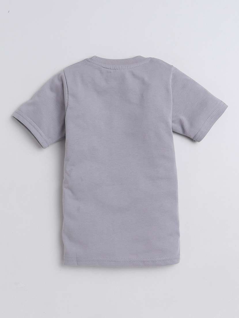 boys chest print cotton t-shirt - 21261946 -  Standard Image - 2