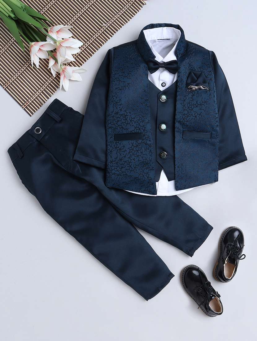 boys party wear 4 piece suit set