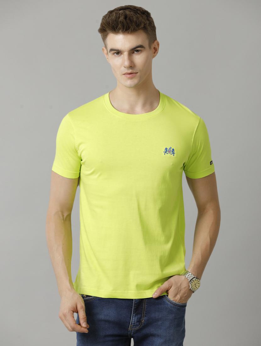 men solid short sleeve t-shirt - 21262149 - Zoom Image - 0