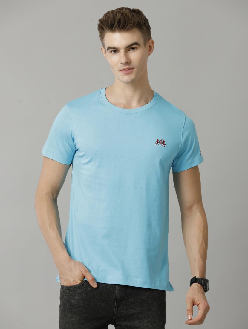 men solid short sleeve t-shirt - 21262153 -  Zoom Image - 0