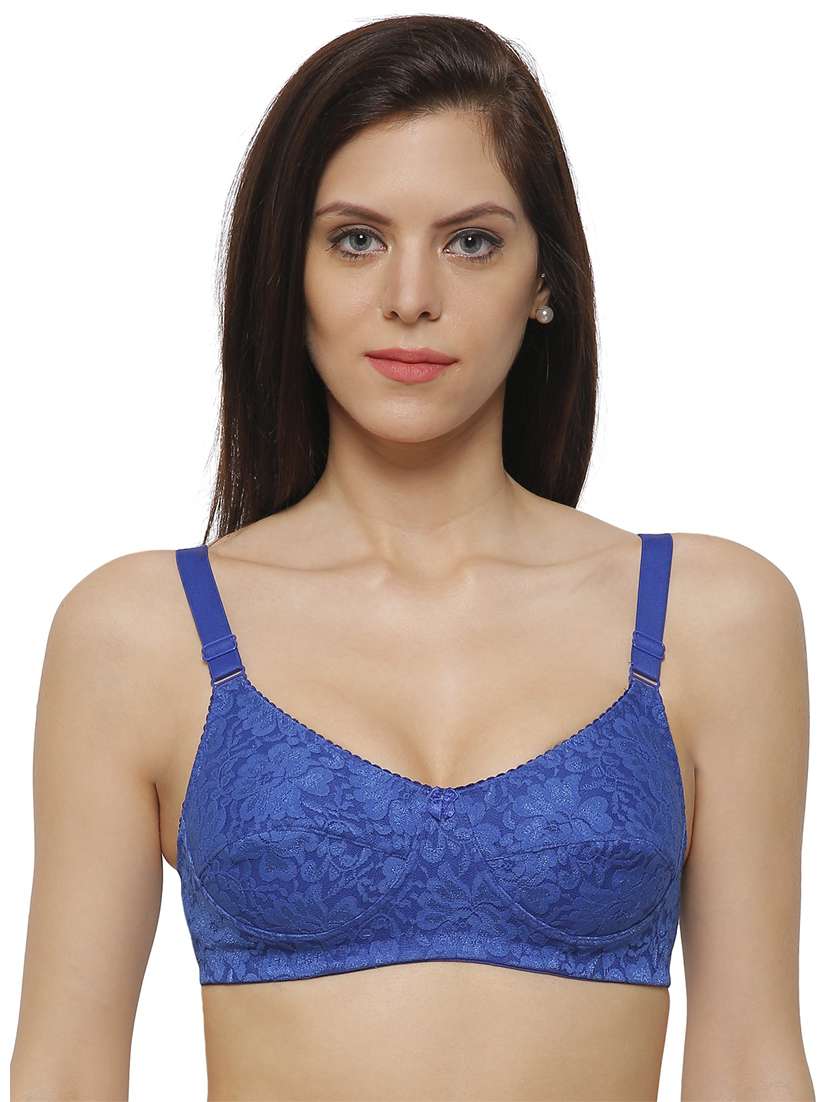 wome lace detailed t-shirt bra