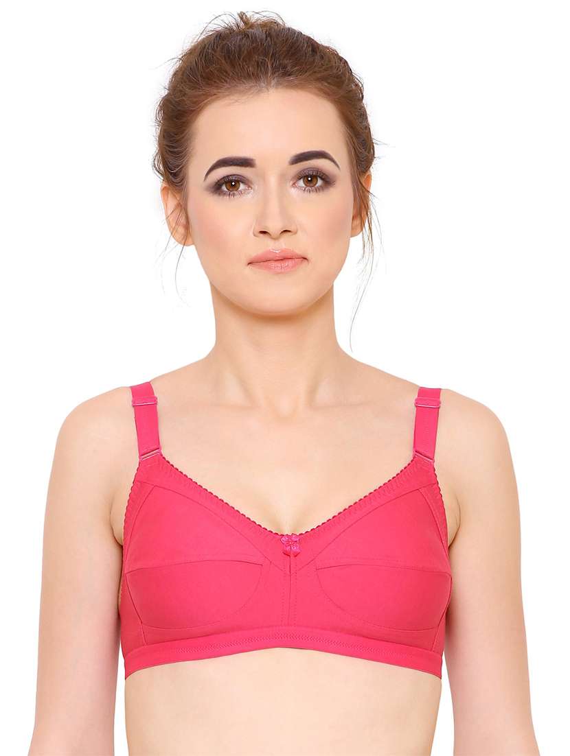 pack of 2 pink solid bra - 21262810 -  Standard Image - 2