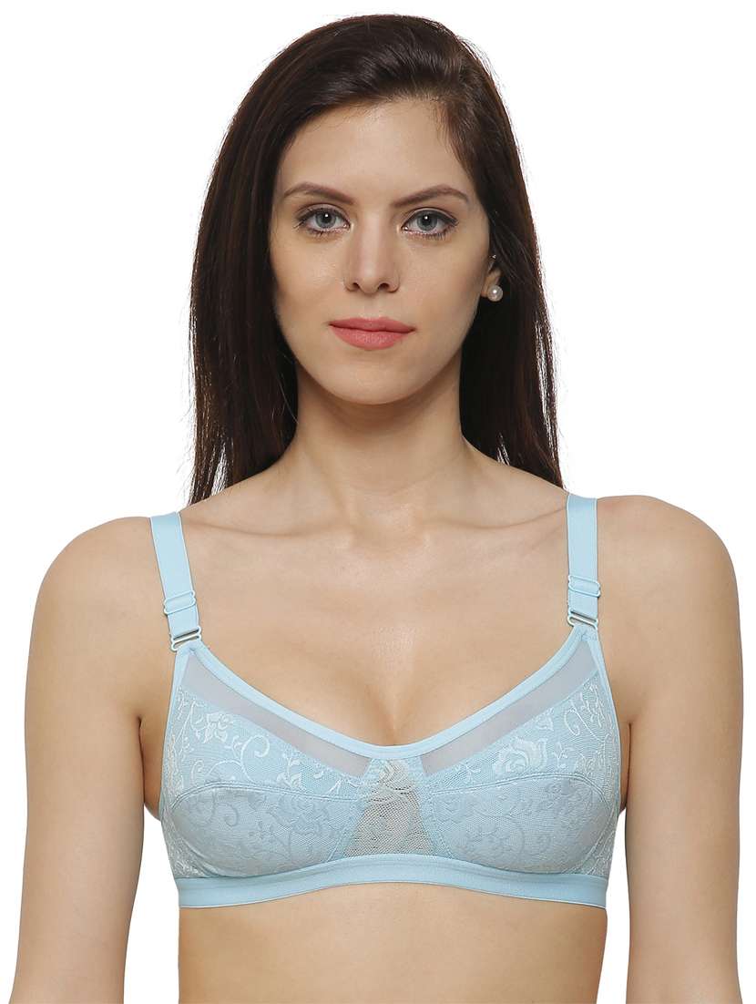 women lace detailed regular bra