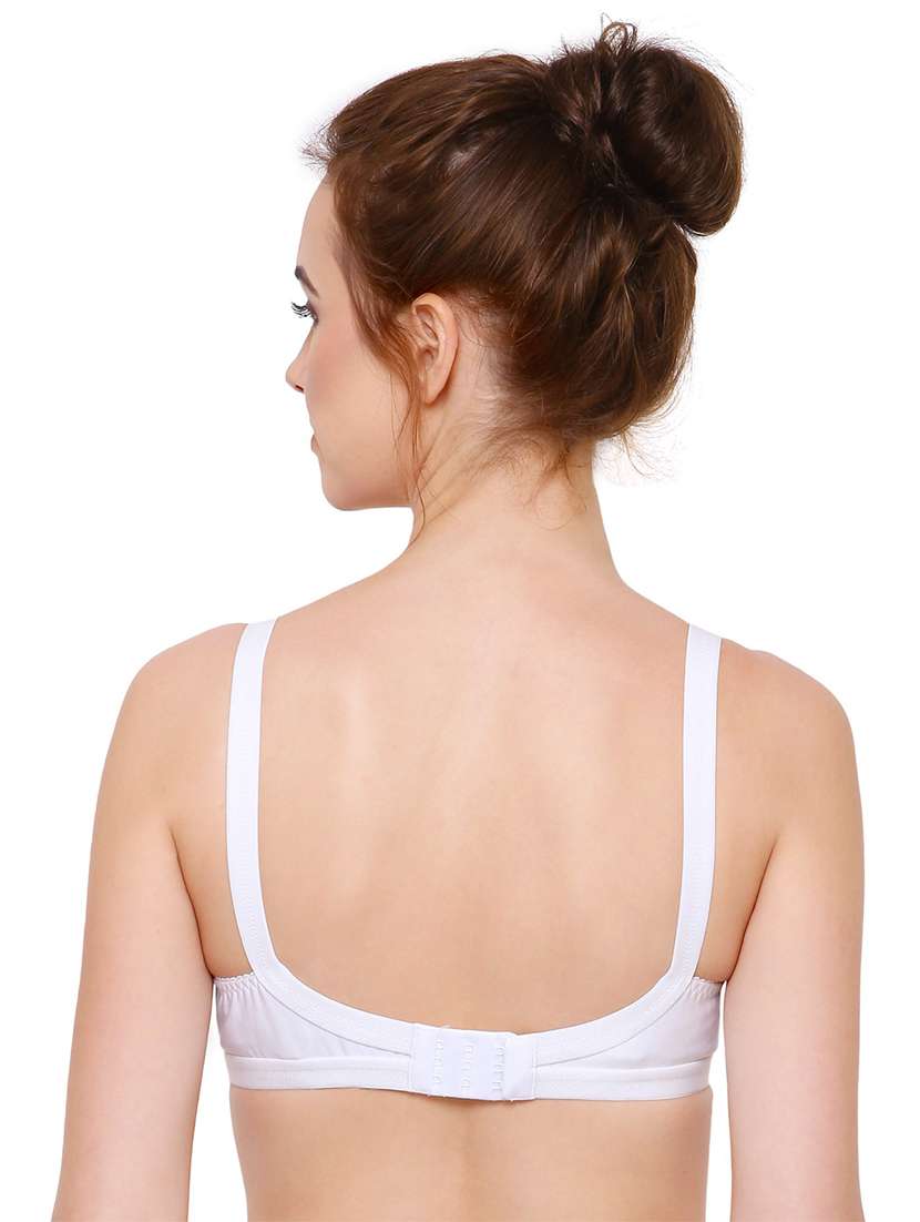 women solid cotton blend regular bra - 21263137 -  Standard Image - 2