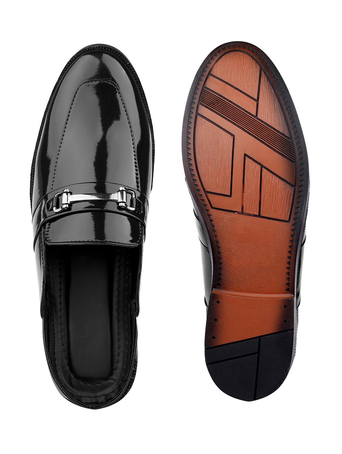 men black slip on mules - 21263304 - Standard Image - 2