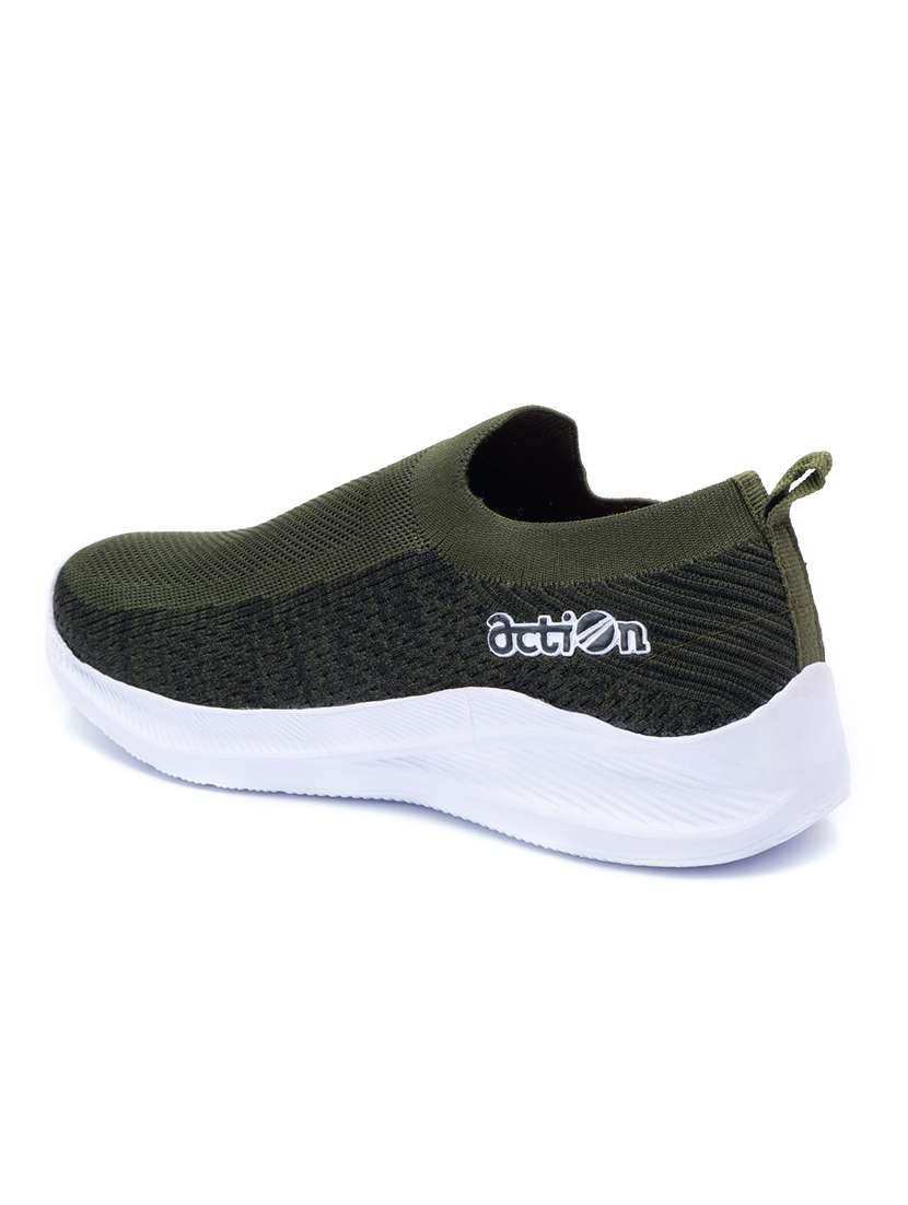 olive mesh sport shoes - 21265924 -  Standard Image - 2