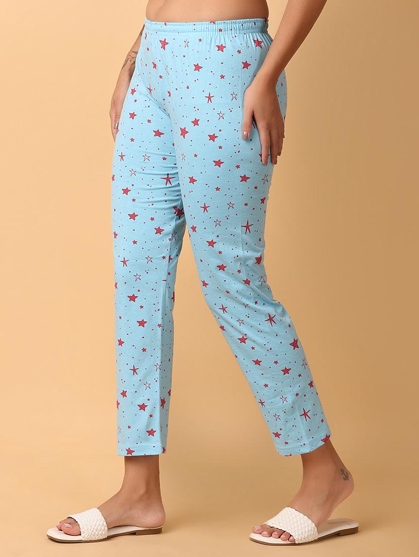 women mid-rise printed pajama - 21266206 - Standard Image - 2