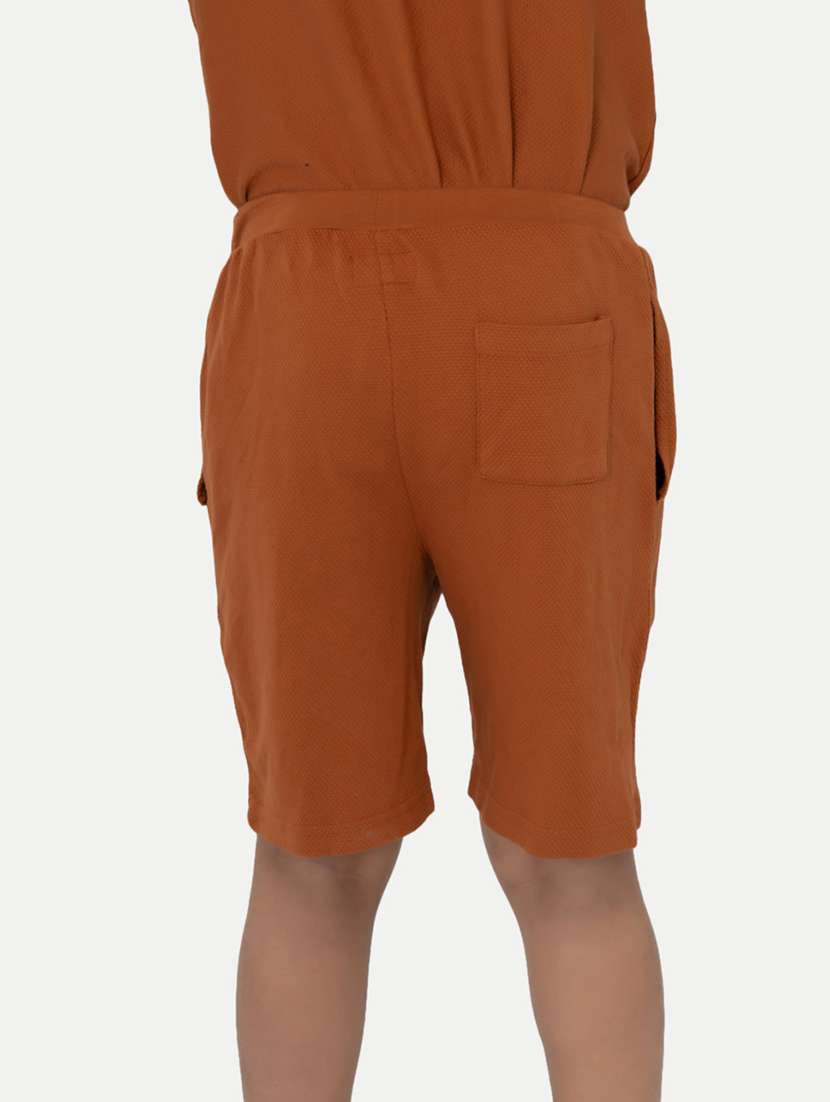 rust cotton shorts  - 21268507 -  Standard Image - 2