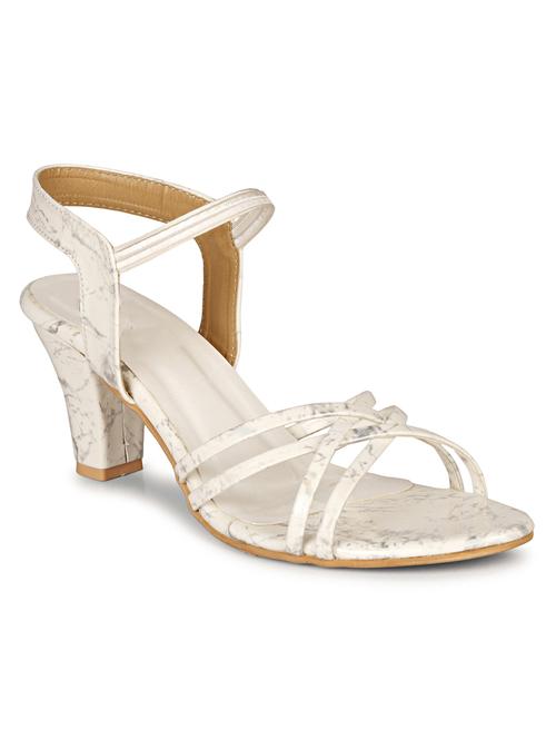 women cream ankle strap sandal - 21269016 -  Standard Image - 0