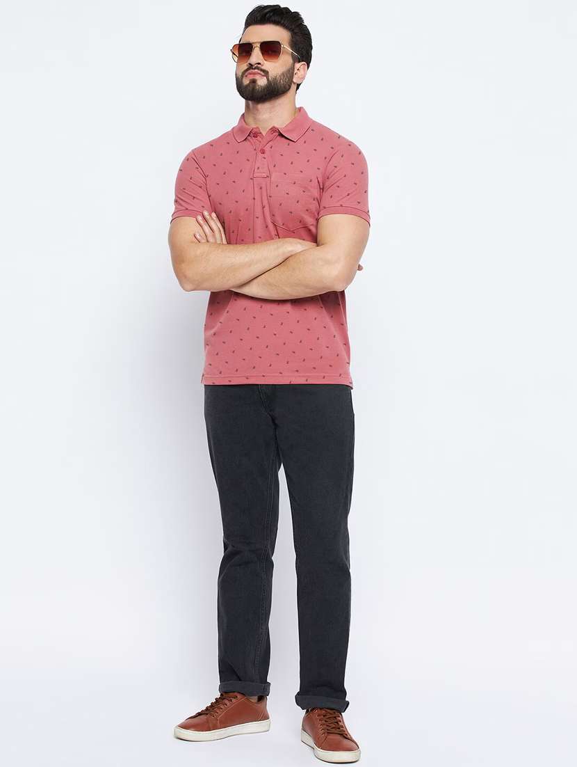 men printed all over print polo t-shirt - 21269264 - Standard Image - 2