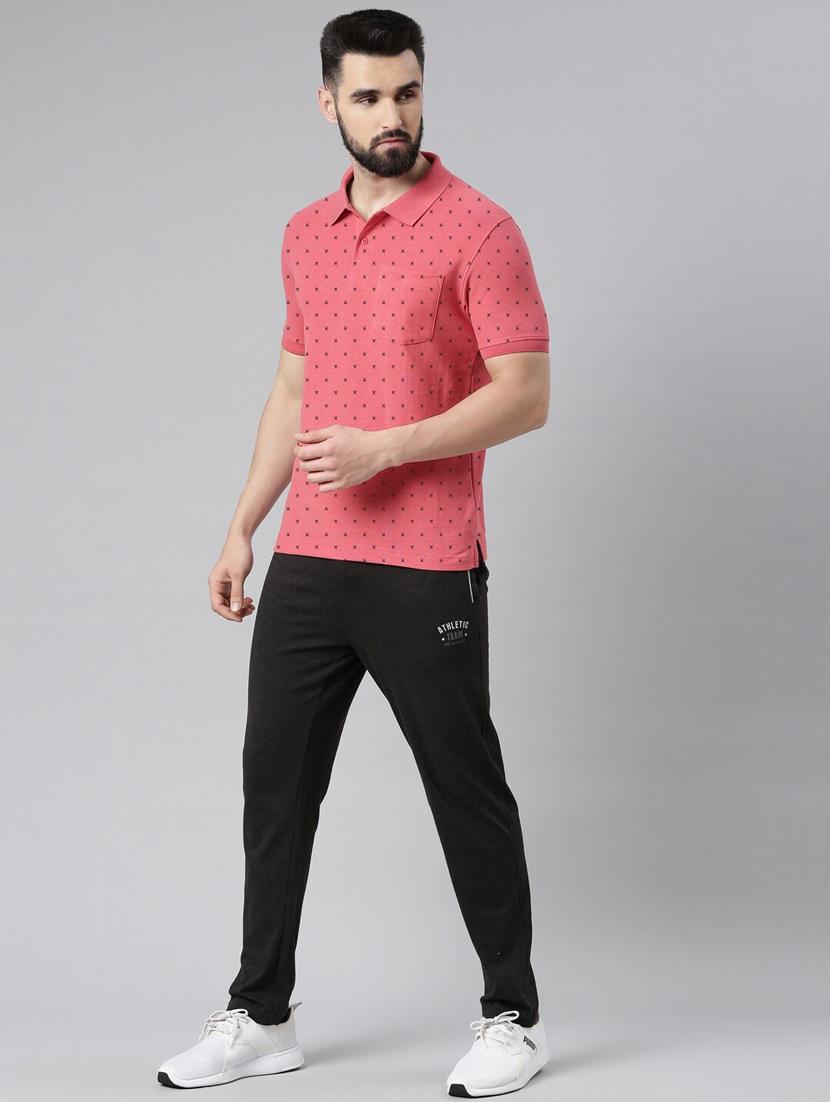 coral cotton all over print tshirt - 21269268 - Standard Image - 2