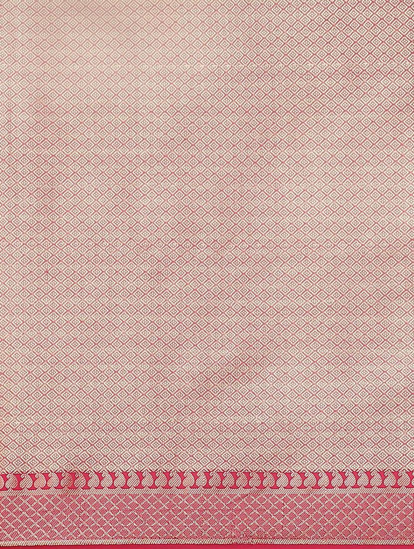 self design handloom saree with blouse - 21271432 - Standard Image - 2