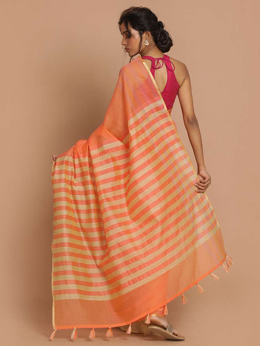 women self design handloom saree with blouse - 21271494 - Standard Image - 2