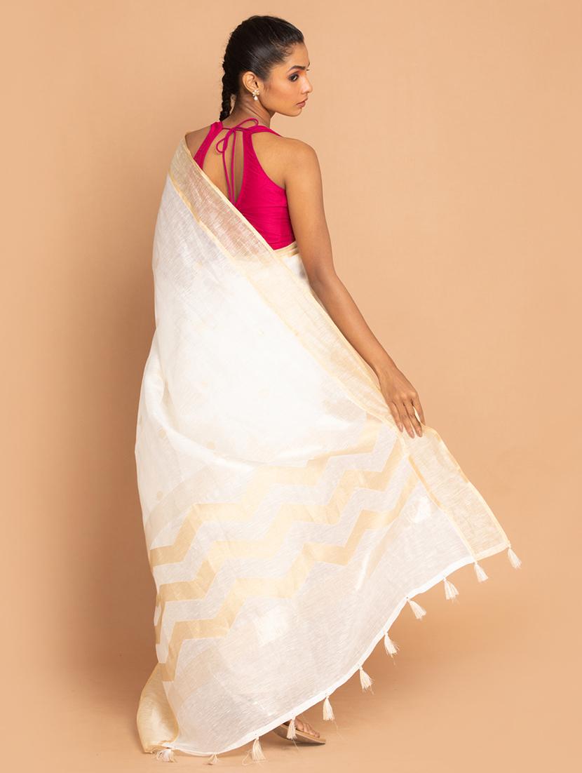 women self design handloom saree with blouse - 21271572 - Standard Image - 2