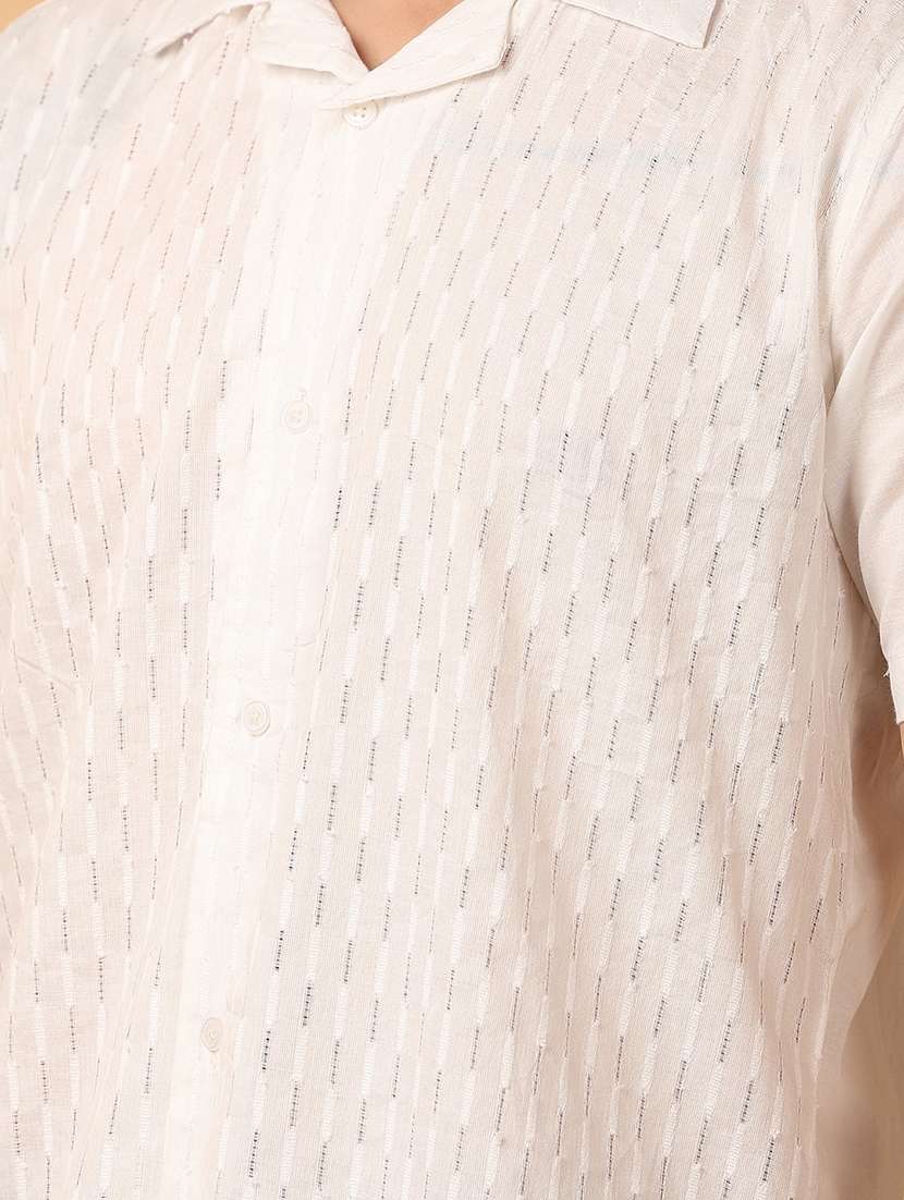 men collared neck short sleeves casual shirt - 21272654 -  Standard Image - 7