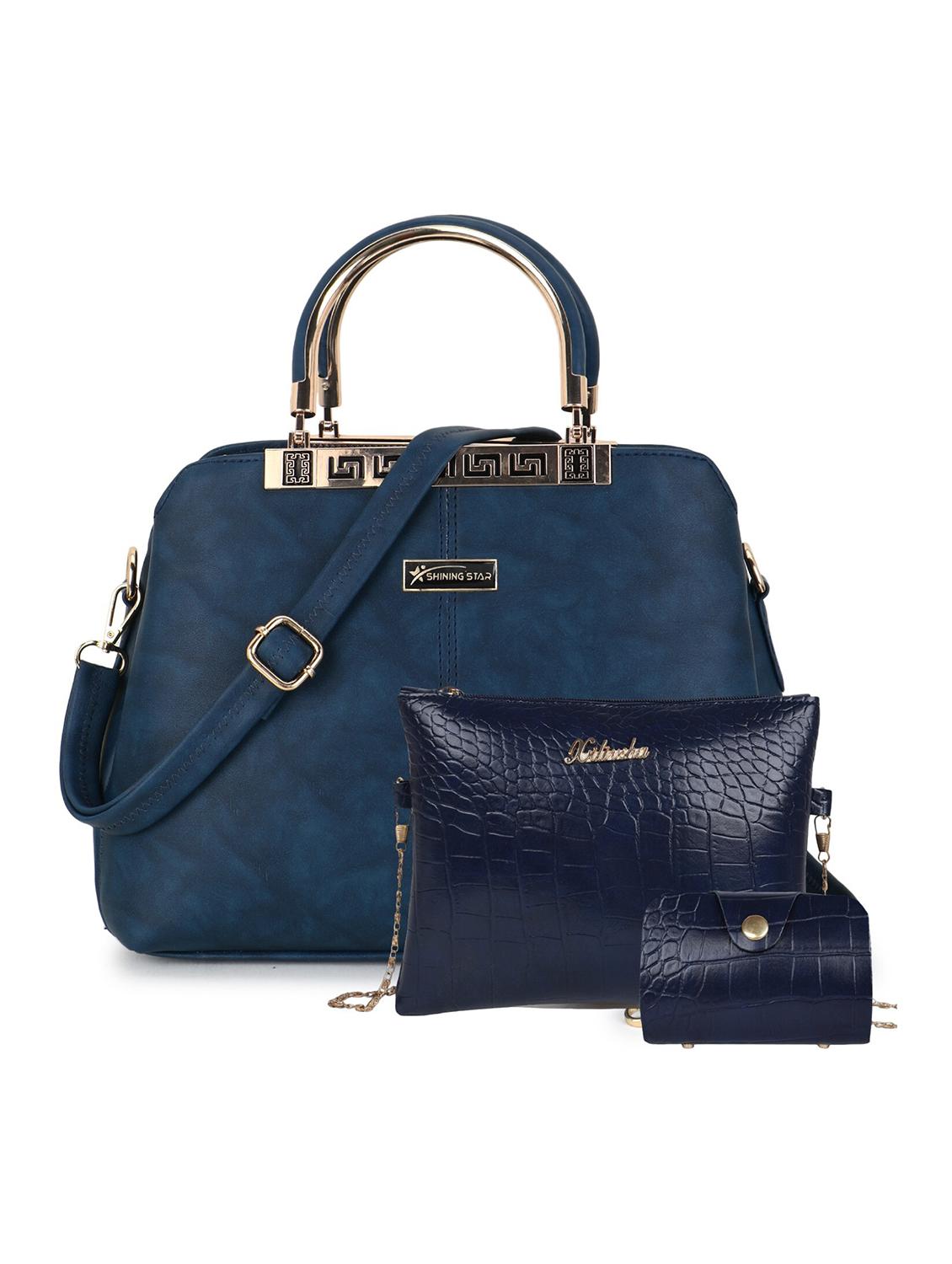 leatherette (pu) combo handbag - 21273739 - Zoom Image - 0