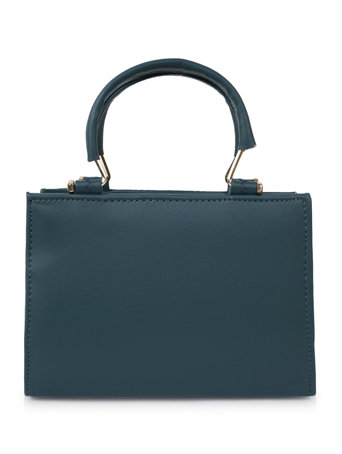 solid leatherette (pu) handbag - 21273750 - Standard Image - 2