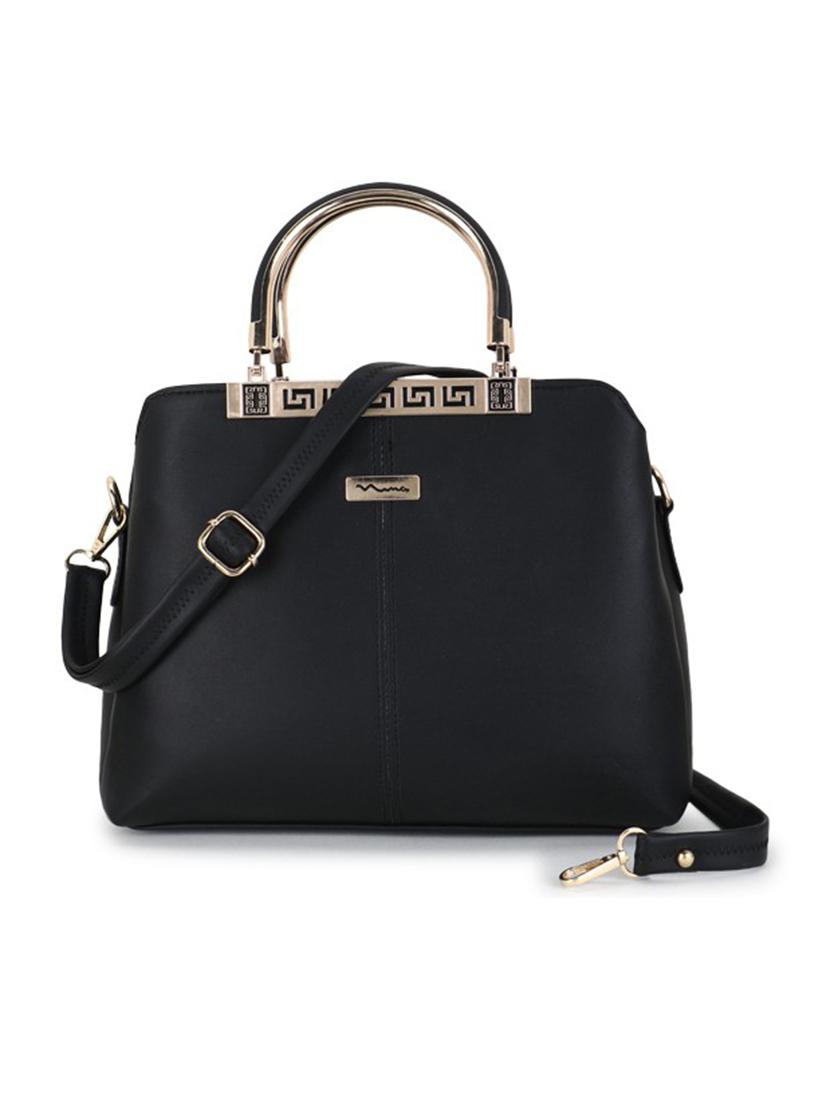 solid leatherette (pu) handbag - 21273767 -  Zoom Image - 0