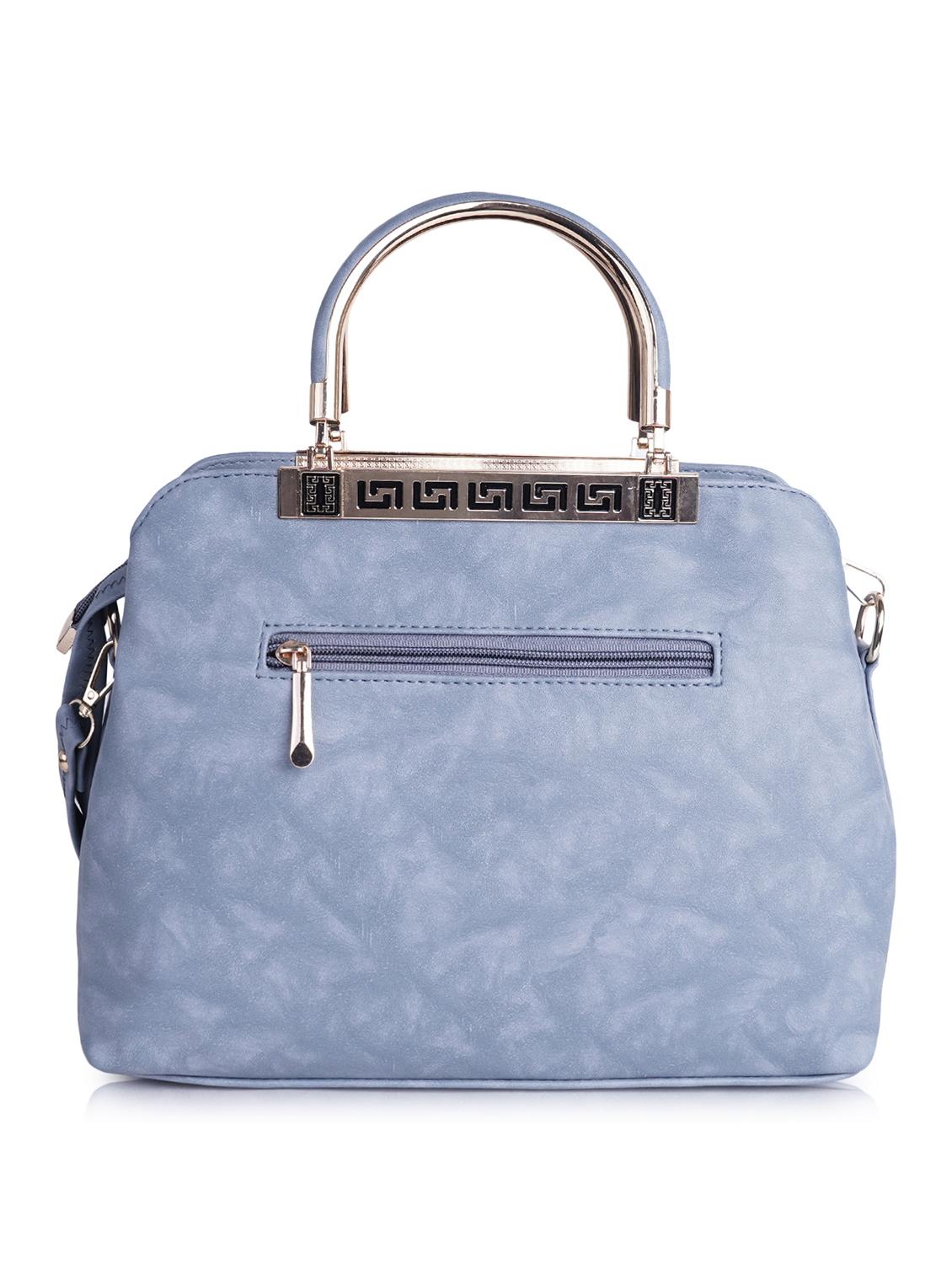 solid leatherette (pu) handbag - 21273771 - Standard Image - 2
