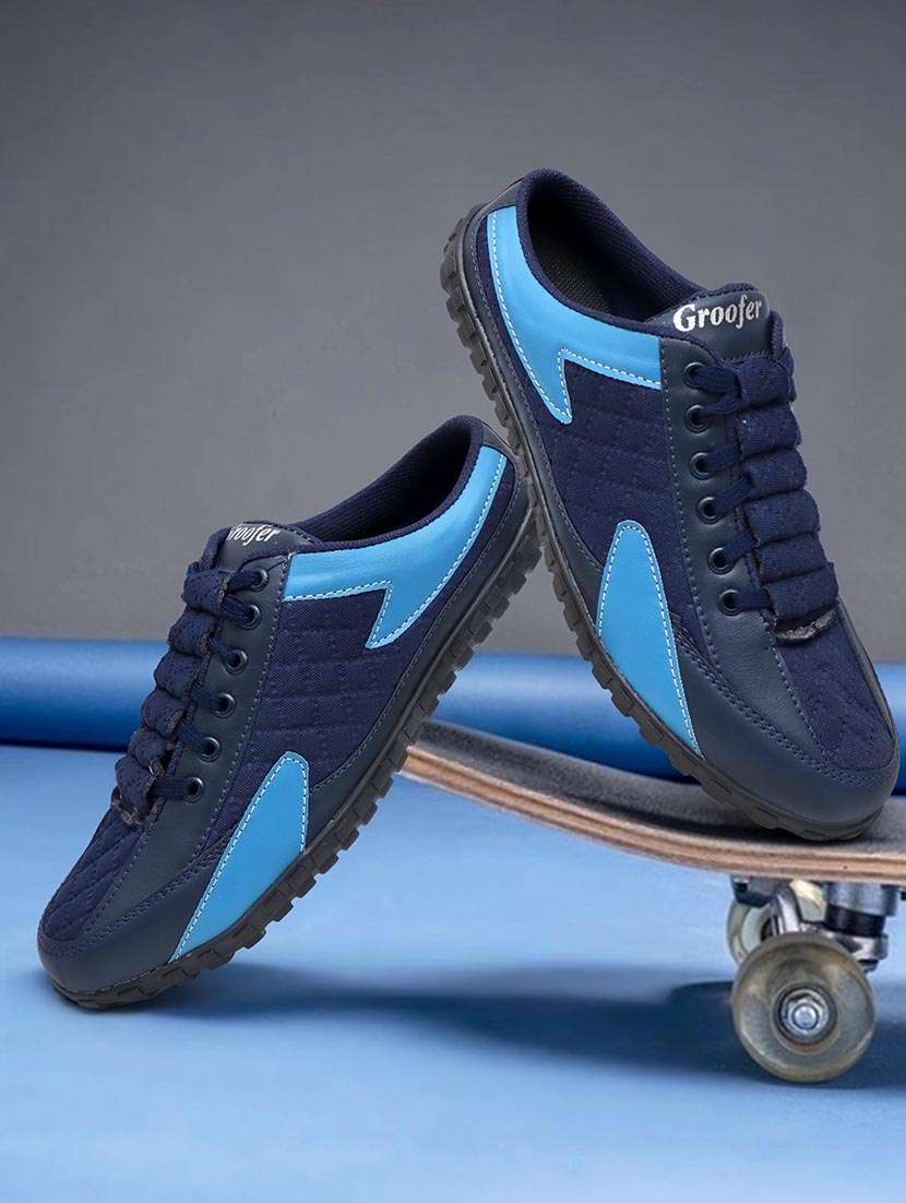 men color block sneakers