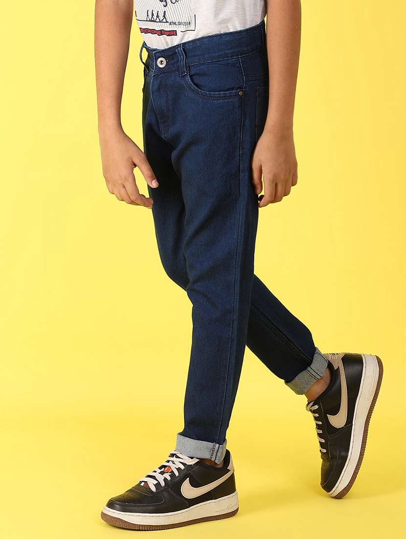 blue denim plain jean - 21274628 -  Standard Image - 2