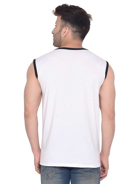 men plain sleeveless t-shirt - 21274801 -  Standard Image - 2
