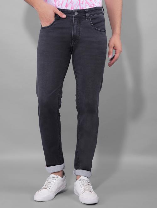 men mid rise plain jeans - 21275204 - Standard Image - 0