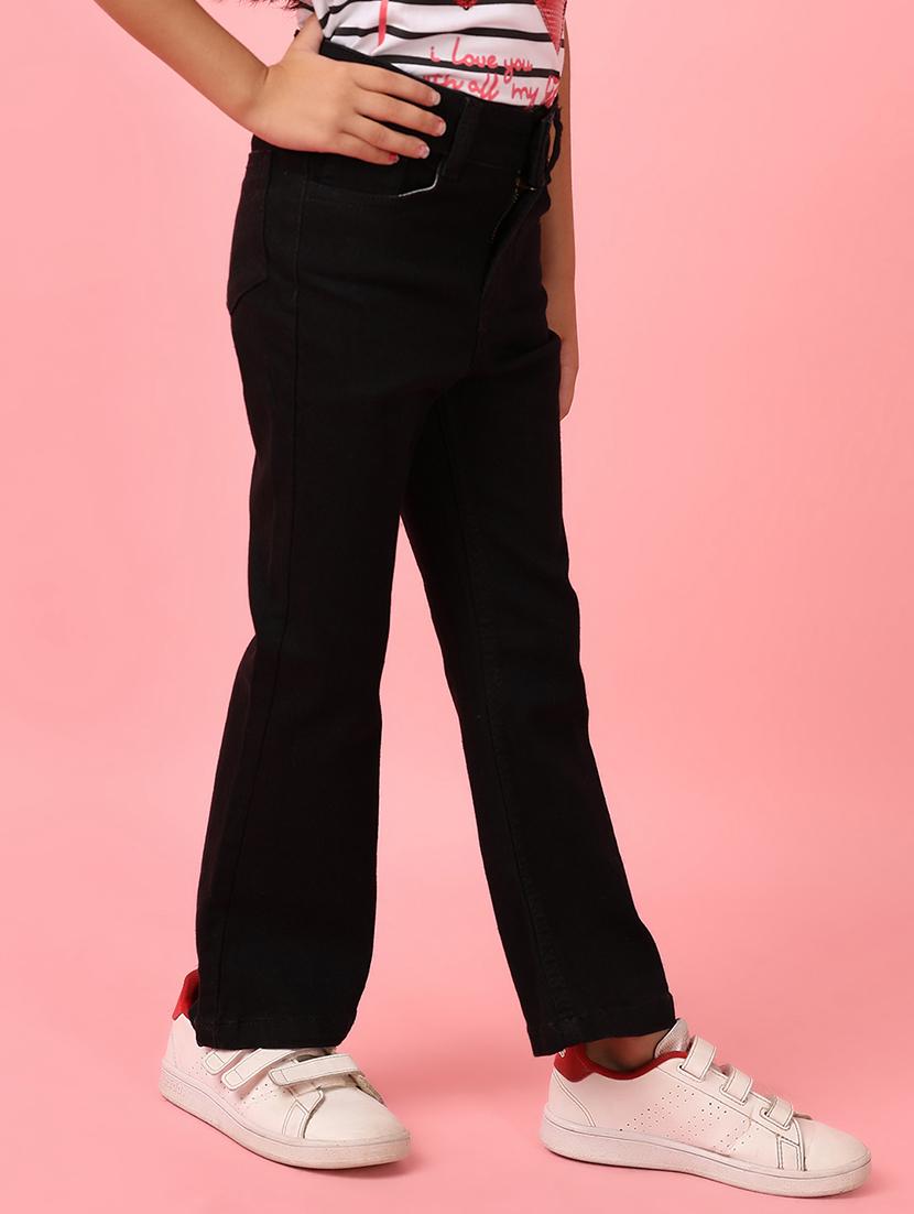 girls mid rise plain jeans - 21275321 - Standard Image - 2