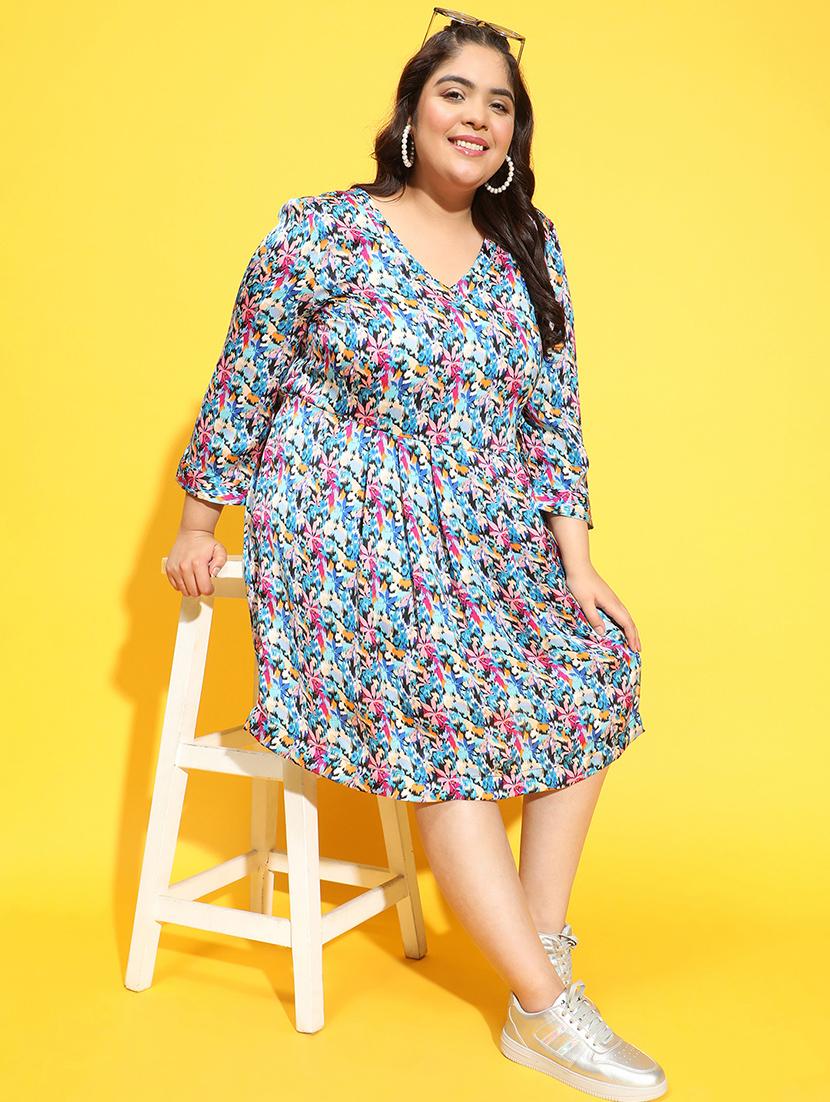 plus size women a-line dress - 21275424 - Zoom Image - 0