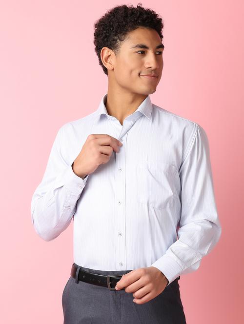 men long sleeves striped formal shirt - 21275472 -  Standard Image - 0