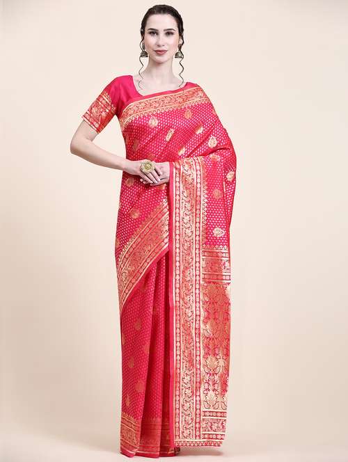 women self design kanjivaram saree with blouse - 21275792 - Standard Image - 0
