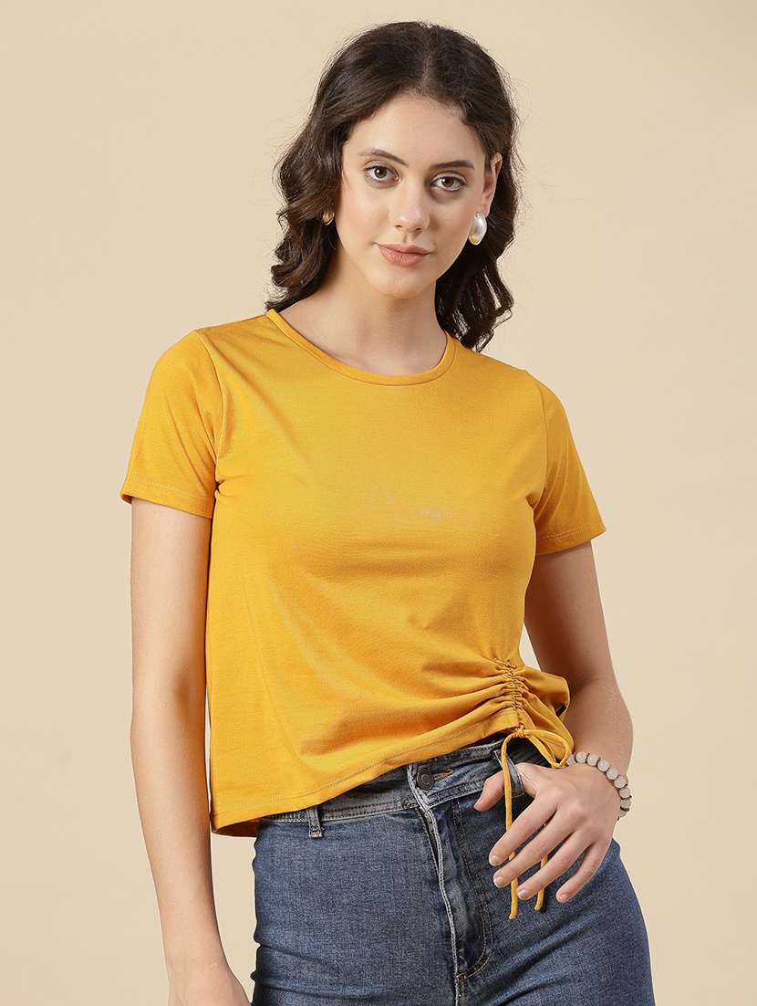 maroon cotton jersey crop top