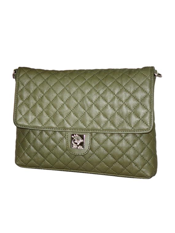 olive leather sling bag - 21276649 - Standard Image - 2
