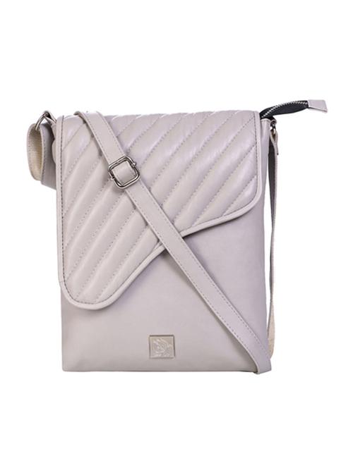 grey leather sling bag - 21276651 - Standard Image - 0