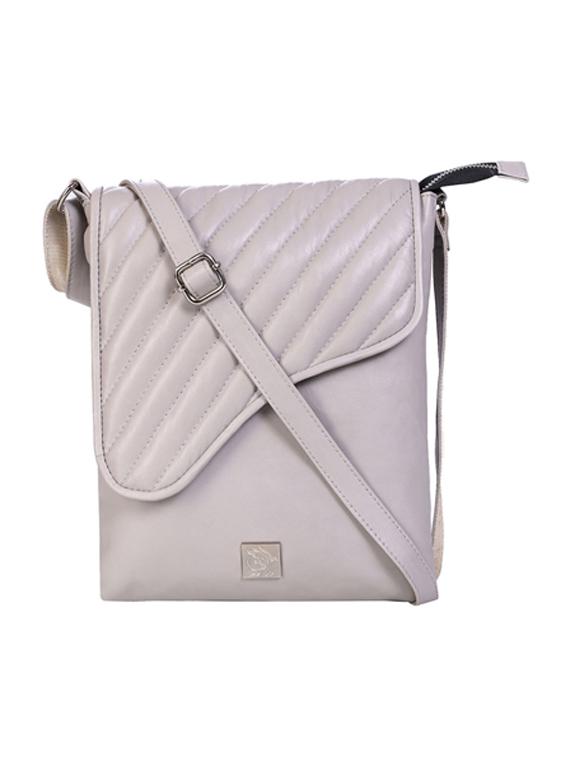 grey leather sling bag - 21276651 - Zoom Image - 0