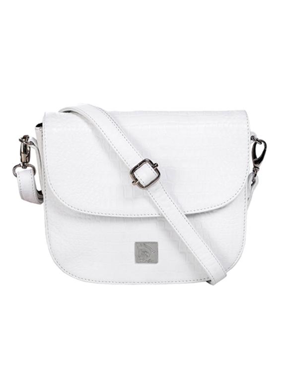 white leather sling bag - 21276653 - Zoom Image - 0