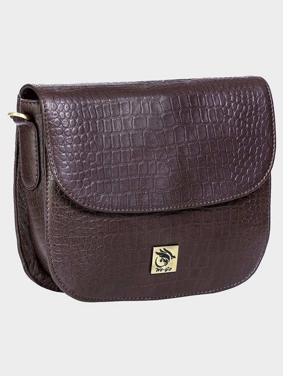 brown leather sling bag - 21276658 - Standard Image - 2