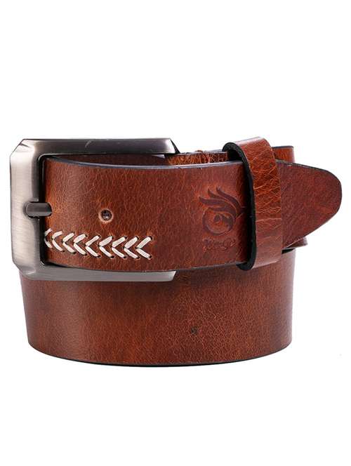 brown leather belt - 21276738 -  Standard Image - 0