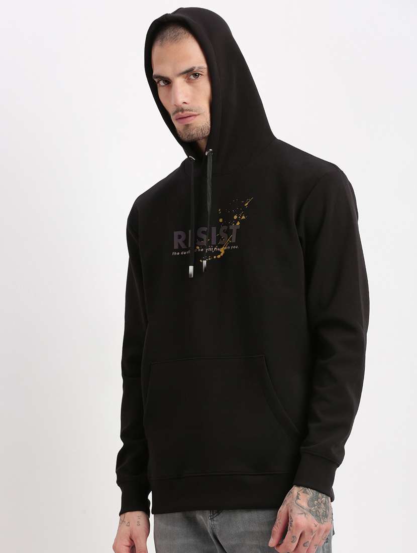 men long sleeved back print sweatshirt - 21276870 -  Standard Image - 2