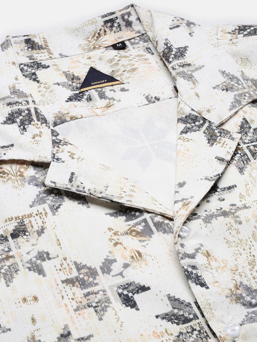 men geometric printed co-ord sets - 21276962 - Standard Image - 7