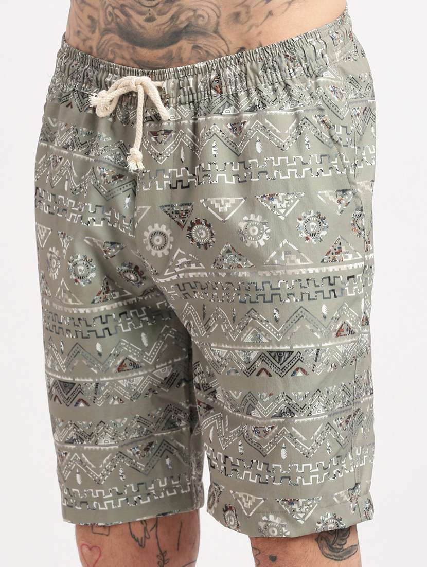 men printed cotton co-ord set - 21276964 -  Standard Image - 7