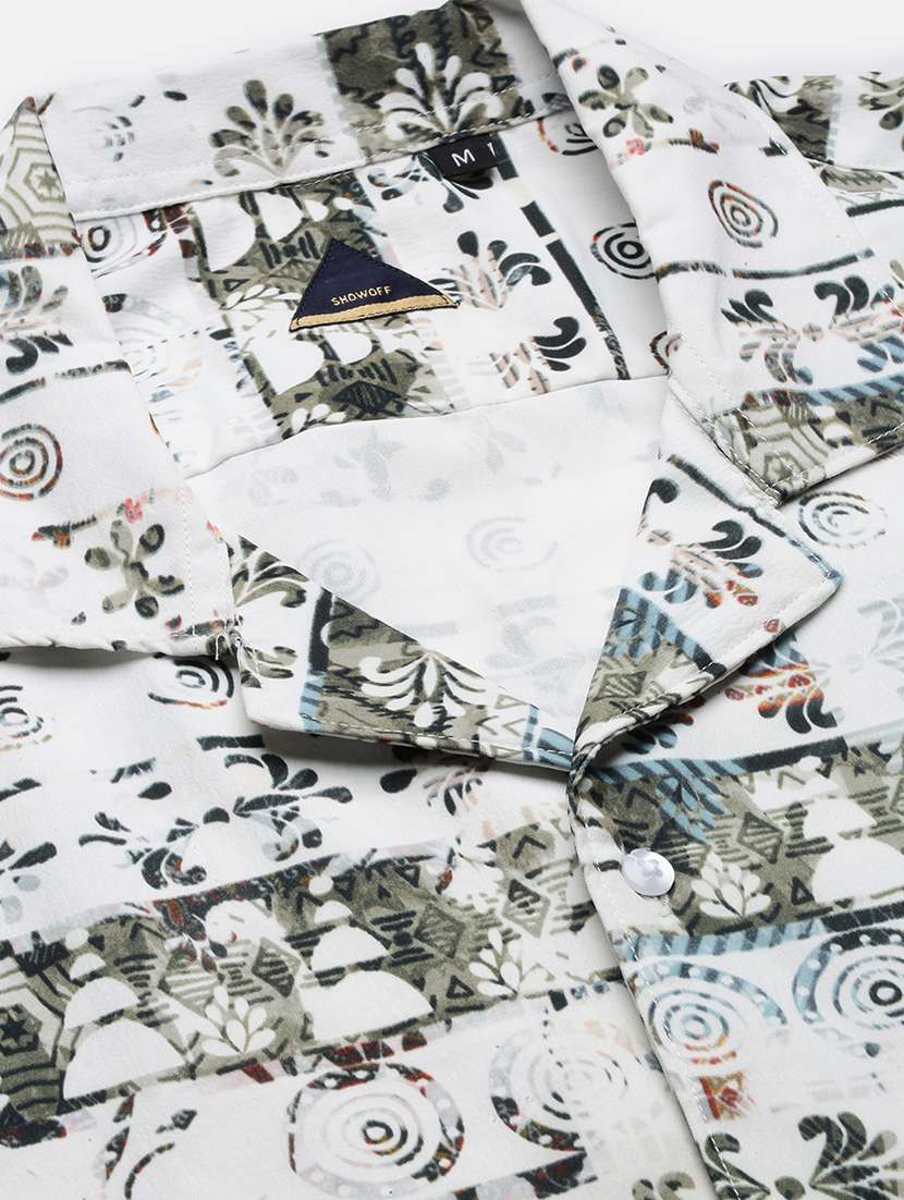 men geometric printed co-ord sets - 21276972 -  Standard Image - 7