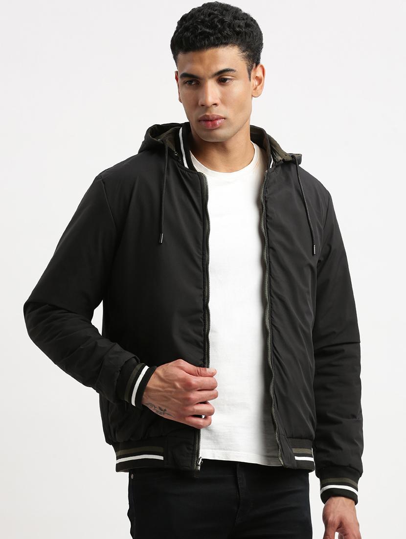 men long sleeves reversible bomber jackets - 21277102 - Standard Image - 2
