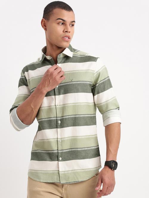 men striped casual shirt - 21277147 - Standard Image - 0