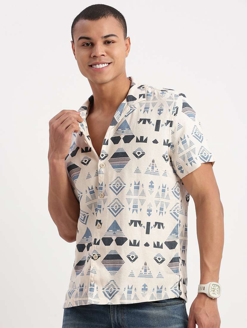 men printed casual shirt - 21277204 -  Standard Image - 2